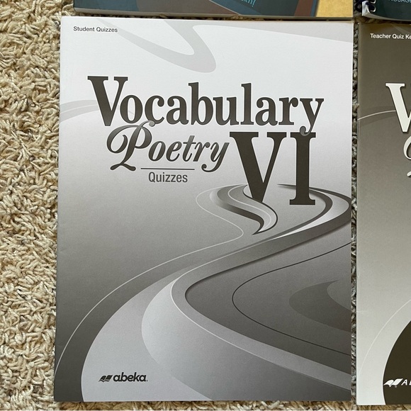 Abeka Language Arts Vocabulary Poetry Fifth Edition Set of Books Homeschool - Picture 4 of 5